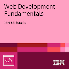 IBM Web Development Fundamentals Badge