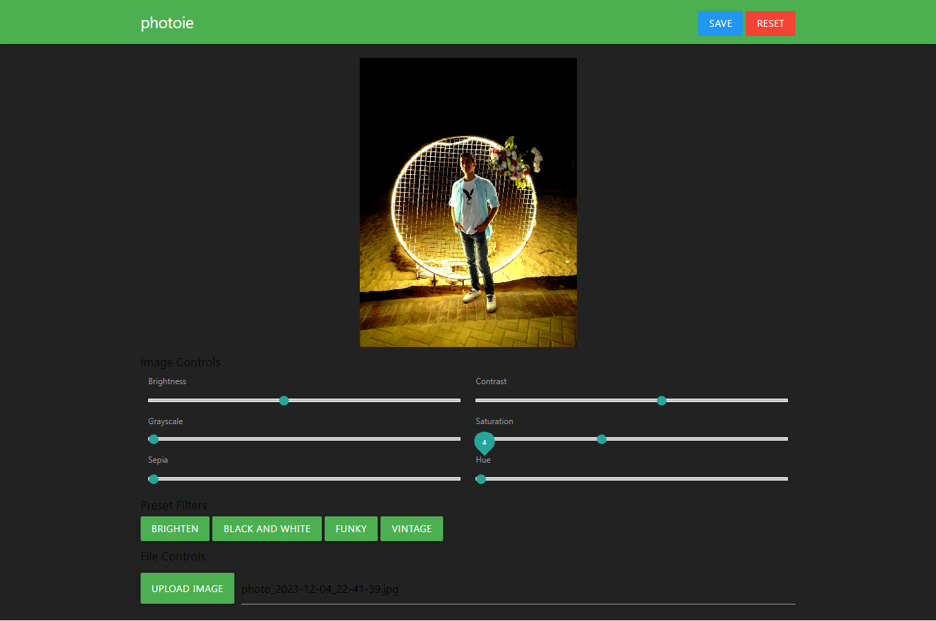 photo editor project